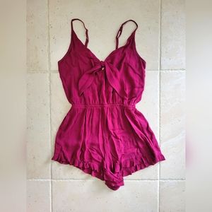 Mossimo supply. Romper wine. Size small